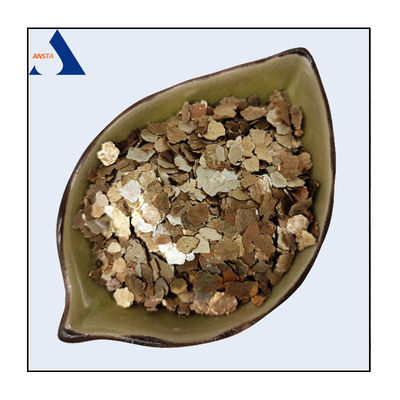 Flakes de mica de oro Flakes de mica de oro calcinado