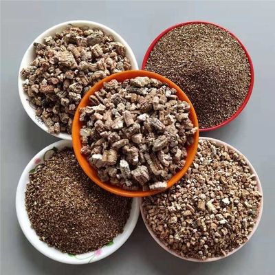 Vermiculito expandido, copos de vermiculito en bruto