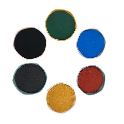 Suministro de pigmento en polvo de óxido de hierro rojo/negro/verde/amarillo/azul con el número CAS 1309-37-1