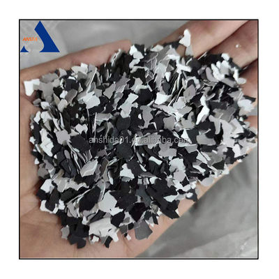 Fragmentos de roca compuesta Flocos de piso epoxi de diferentes tamaños y colores sólidos para pintura