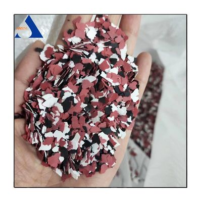 3-5mm Vinyl Flake Chips 3-5mm para el método de aplicación de pintura de piso epoxi