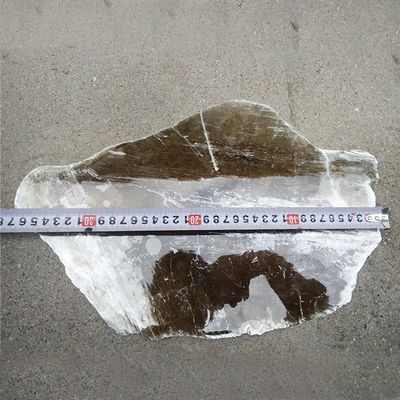 Protección contra incendios Hoja de mica aislante Blanco grande transparente natural Hoja de mica irregular