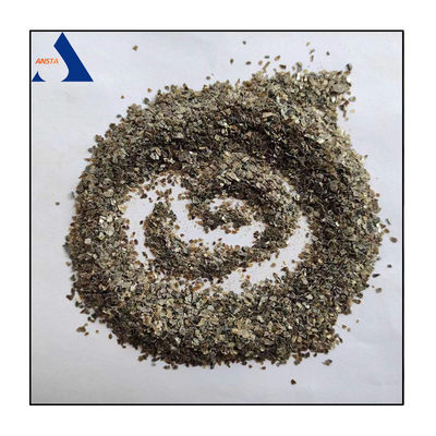 Suministro de Vermiculito de plata en copos de 0,7-2 mm de alta velocidad de expansión libre de asbesto