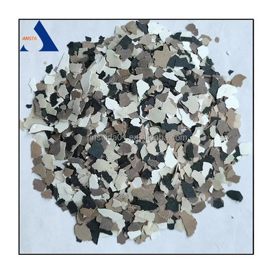 Chips de roca compuesta 3-5 mm Chips de la capa de vinilo para pintura de suelo epoxi