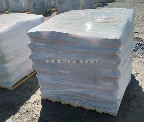 Blanco de nieve Mica sintética copos y polvo con 6 mm-3000 malla dimensiones de Mica