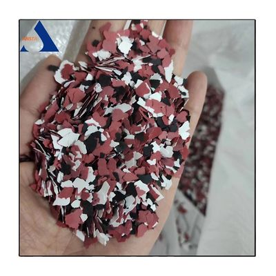 Revestimiento líquido de colores mixtos Chips de roca compuesta para decoración Flocos de piso epoxi