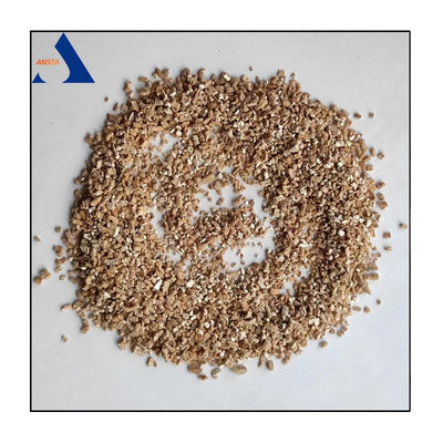 Polvo de vermiculita de plata media 20-40 malla 40-60 malla para el asbesto libre o dorado