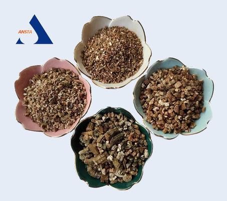 Vermiculito dorado expandido para la horticultura 1-3mm/2-4mm/3-6mm Precios competitivos