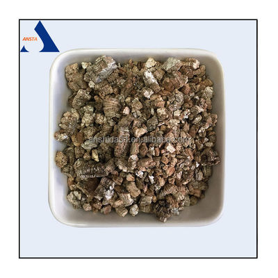 Asbesto libre Color dorado 3-6 mm Vermiculita expandida para agricultura y horticultura