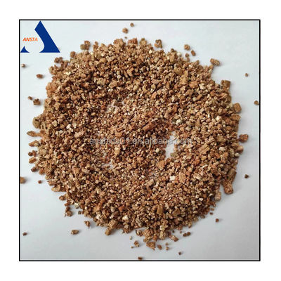 Asbesto libre Color dorado 3-6 mm Vermiculita expandida para agricultura y horticultura