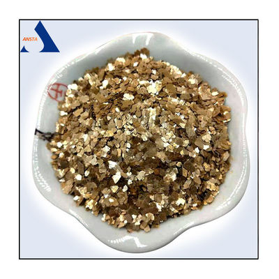 35 años de Mica Fábrica Suministro de oro calcinado Mica copos