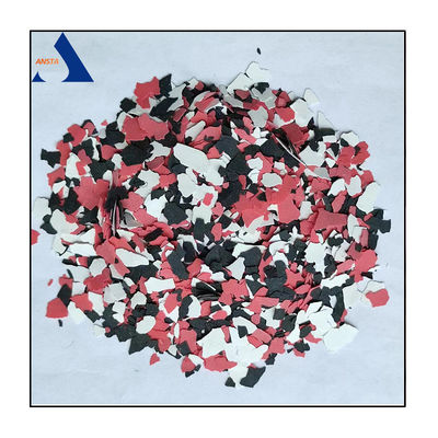 Chips de color compuesto de pintura decorativa para la construcción de revestimiento de piso epoxi mezclado