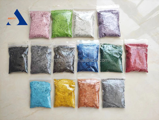 Cristales para pintura, Cristales de mica teñidos para suelos epoxi