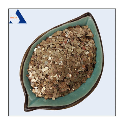 Flakes de mica de oro Flakes de mica de oro calcinado