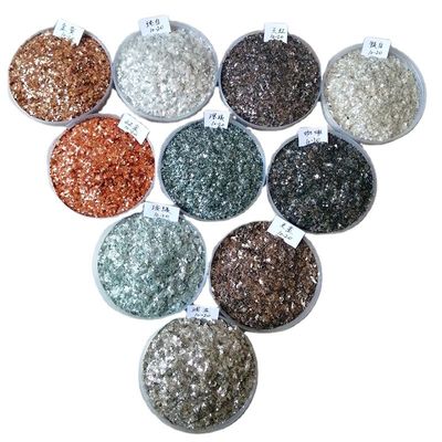 Pigmento de mica en polvo para suelos epoxi Fe2O3 Contenido de 2,00-6,00% y respetuoso con el medio ambiente
